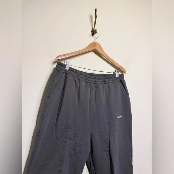 House of CB Charcoal Fleece Back Jogging Trousers - Picture 6 of 8